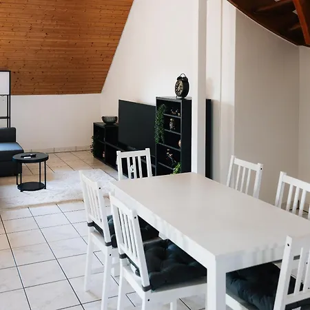 Grosse Galerie-wohnung Airport Messe Stuttgart - Balkon - Parkplatz Filderstadt