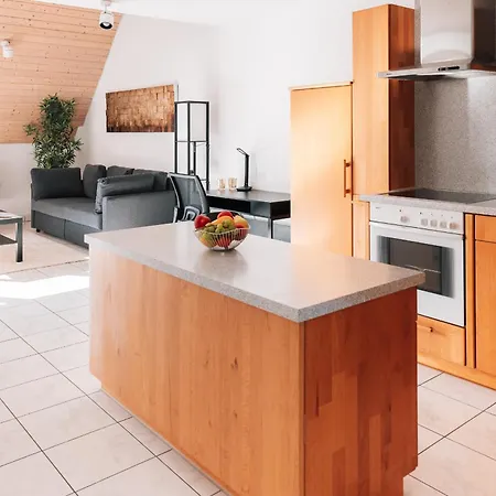 Grosse Galerie-wohnung Für 7 Gäste - Airport Messe Stuttgart - Balkon - Parkplatz * Filderstadt