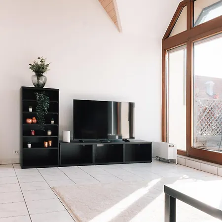 Grosse Galerie-wohnung Für 7 Gäste - Airport Messe Stuttgart - Balkon - Parkplatz Apartment *