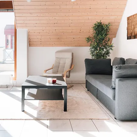 Grosse Galerie-wohnung Für 7 Gäste - Airport Messe Stuttgart - Balkon - Parkplatz Apartment Filderstadt